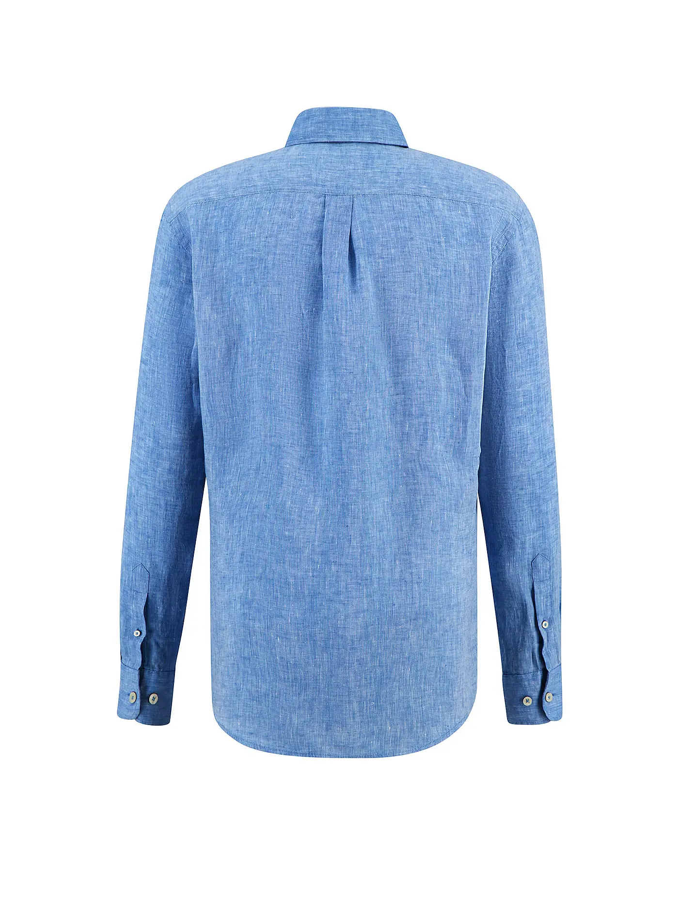 FYNCH HATTON | Leinenhemd Regulare Fit | blau